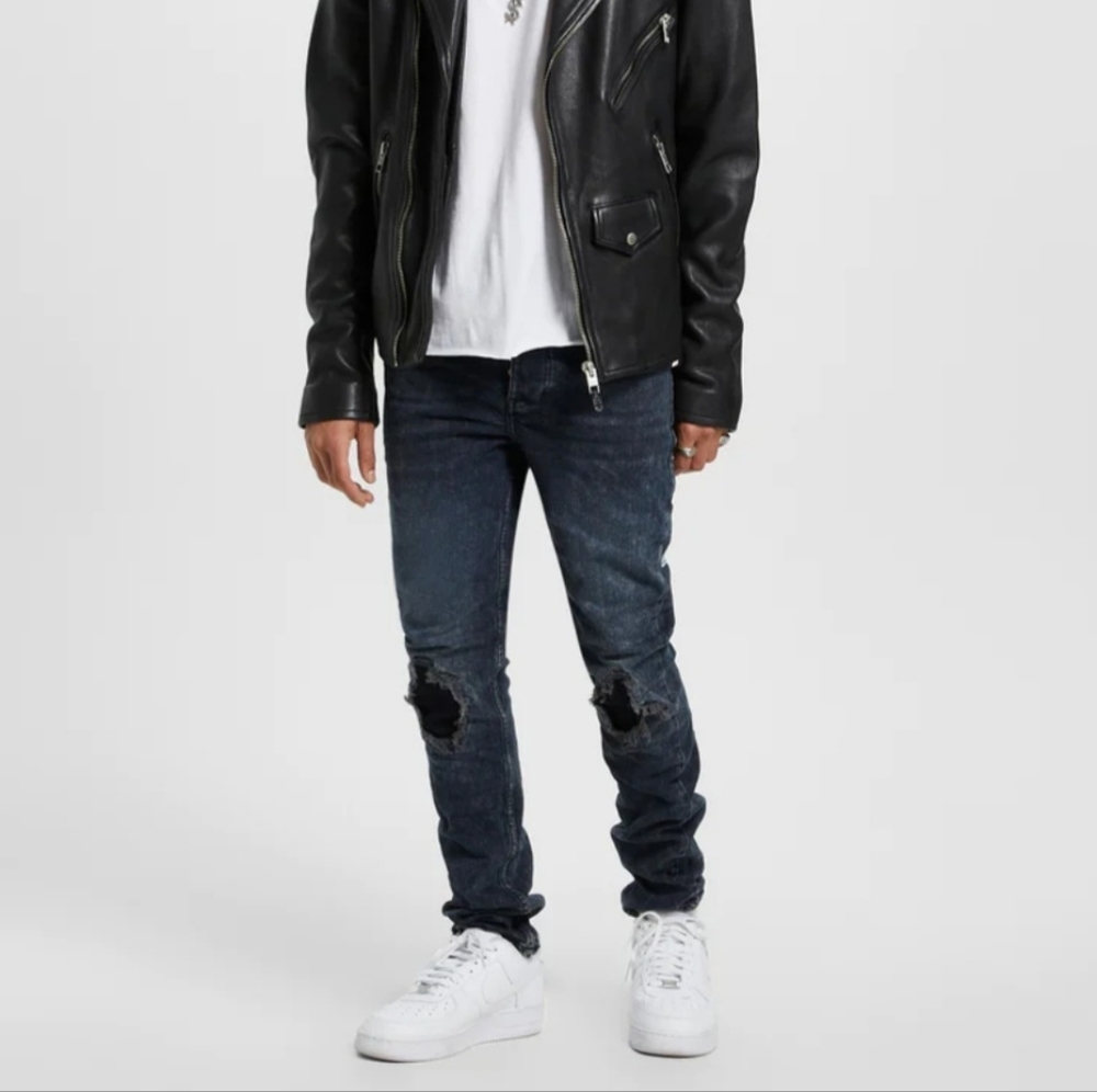 Ksubi Chitch Blue Kolla Slashed Jeans